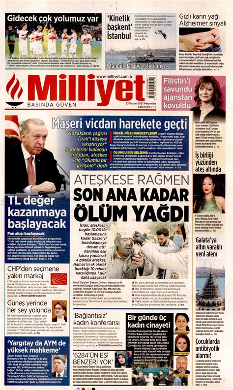 Milliyet Gazetesi Milliyet Man Et Oku Haberler Kas M