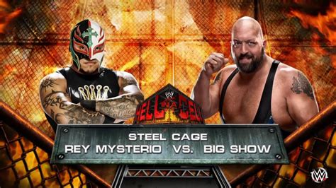 Rey Mysterio Vs Big Show Steel Cage Match WWE 2k15 PS4 YouTube