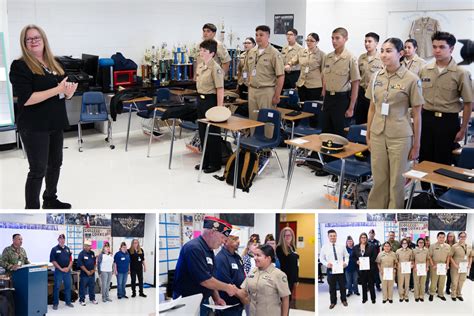 Vfw Recognizes Pebble Hills Njrotc Students For Participating In Pledge