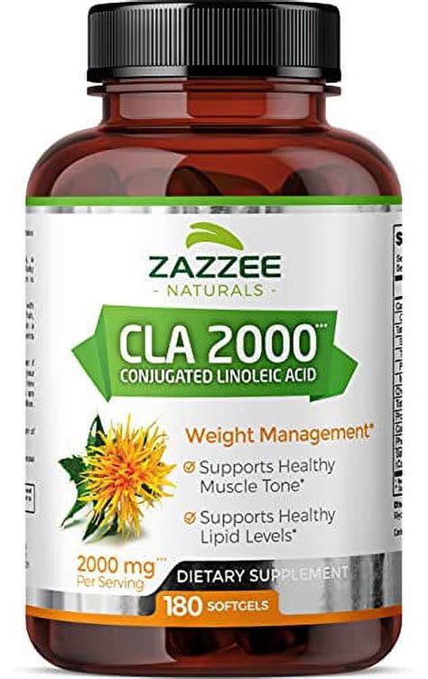 Zazzee Cla Mg Softgels High Potency Conjugated Linoleic