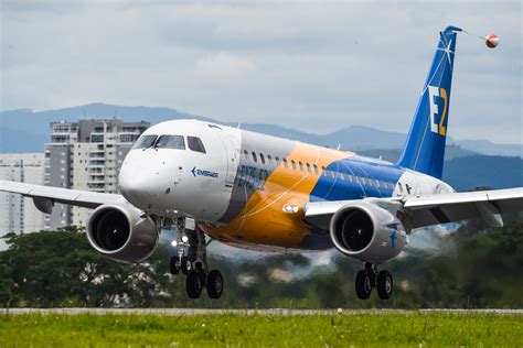 Novo Jato E175 E2 Da Embraer Completa Primeiro Voo Airway