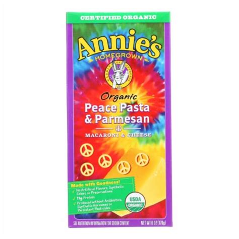 Annies™ Homegrown Macaroni And Cheese Organic Peace Pasta And