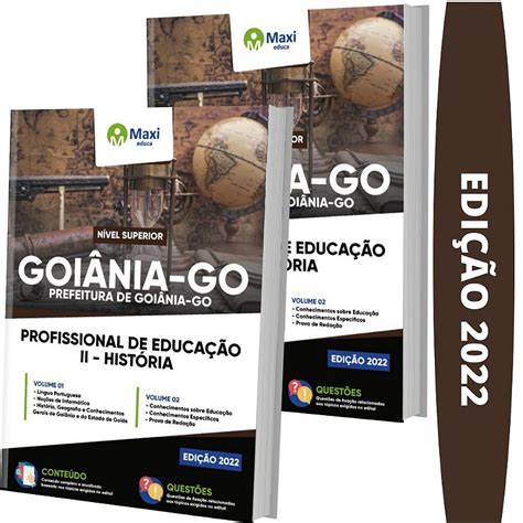 Apostila Goiânia GO Profissional de Educação 2 História Solução