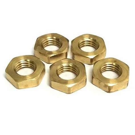 Hexagonal Broaching Brass Metal Nuts For Industrial At Rs 85 Number In