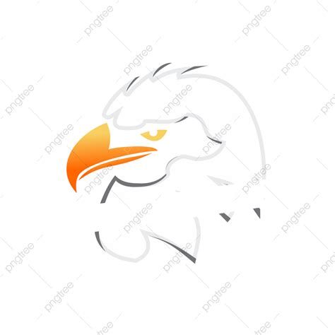 Eagle Mascot Logo PNG Image, White Eagle Mascot Logo, White Eagle ...