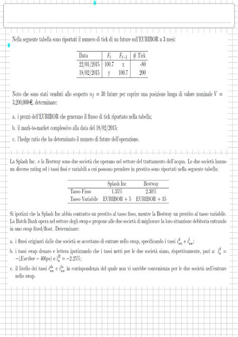 Esercitazioni Finali Matematica Finanziaria Studocu