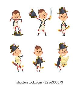 French Emperor Napoleon Bonaparte Funny Historical Stock Vector ...