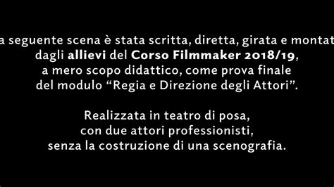 Elio E Il Capo Regia Di Alessandro Brucini Video Didattico YouTube