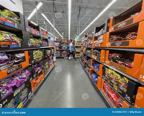 Walmart Grocery Store Halloween Candy Section Orange And Black