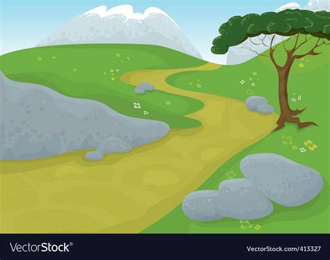 Landscape Royalty Free Vector Image - VectorStock