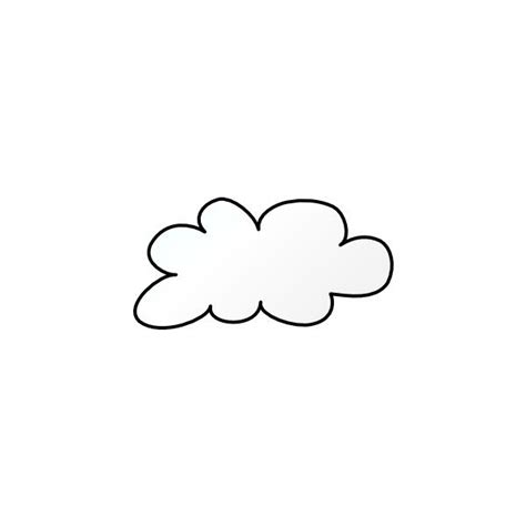 Cloud Outline Drawing at PaintingValley.com | Explore collection of ...