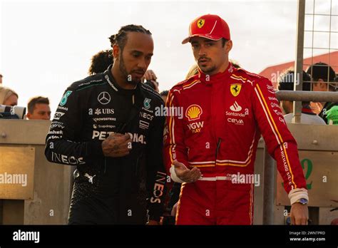 Lewis Hamilton Charles Leclerc 2024 Hi Res Stock Photography And Images