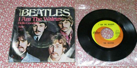 Popsike Beatles Rpm W Picture Sleeve Capitol I Am The