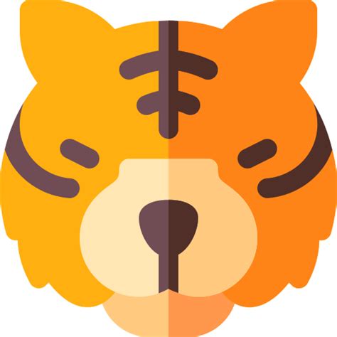 Tiger Basic Rounded Flat icon