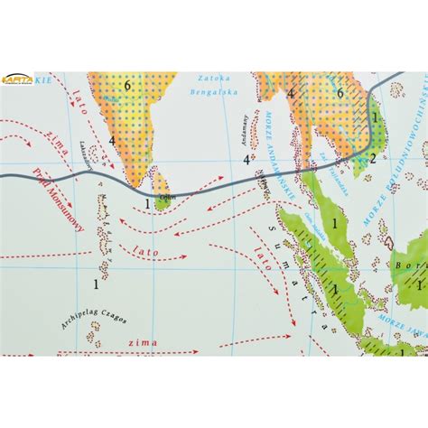 Mapa Cienna Wiat Strefy Klimatyczne X Cm Mln Meridian