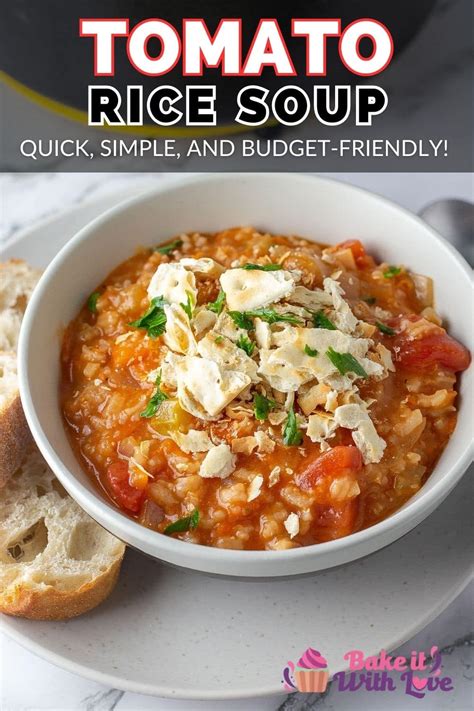 Easy Tomato Rice Soup: A Hearty & Comforting Soup Recipe