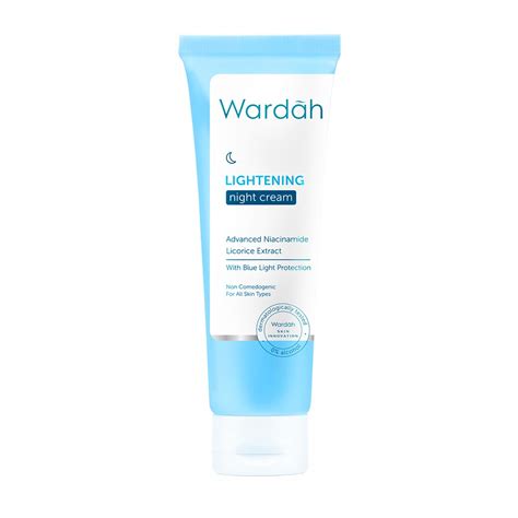 Wardah Lightening Night Cream Kemasan Baru 20ml Kemasan Baru Shopee