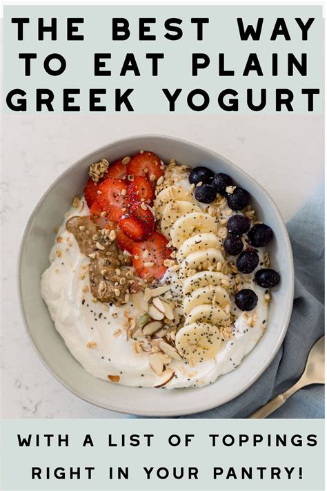 Creative FAGE Plain Greek Yogurt Mix Ins | Ruff Details Blog | Greek yogurt recipes healthy ...