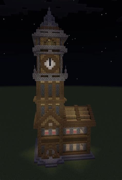 Clock Tower : r/Minecraft