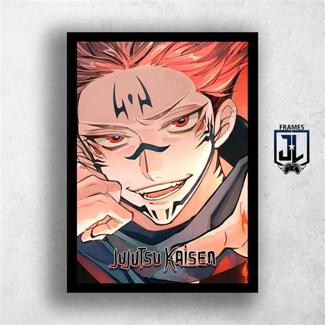 Quadro Decorativo Animes Jujutsu Kaisen Elo Produtos Especiais