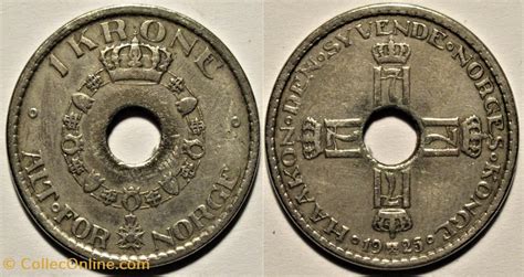 Haakon Vii Of Norway Krone Ex Monnaies Monde