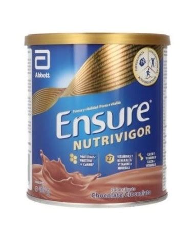 Comprar Ensure Nutrivigor Chocolate G A Precio De Oferta