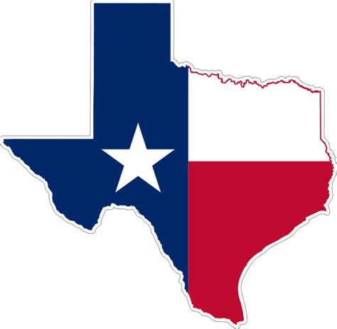 Aufkleber Sticker Decal Emblem Flagge Fahne Landkarte Karte Texas