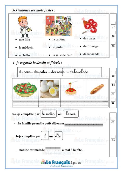 Examen De Lecture Me Ann E Trimestre Le Fran Ais Du Primaire