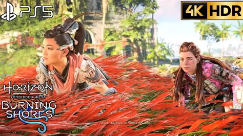 Aloy Meets Seyka Horizon Forbidden West Burning Shores Aloy Meets Seyka