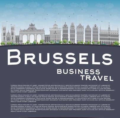 Brussels Skyline Vector Art, Icons, and Graphics for Free Download