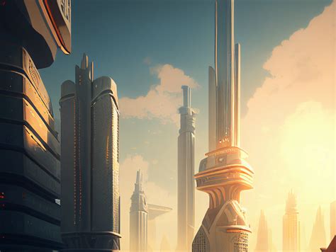 Scifi city skyscraper view concept Art by Rizwan azim on Dribbble