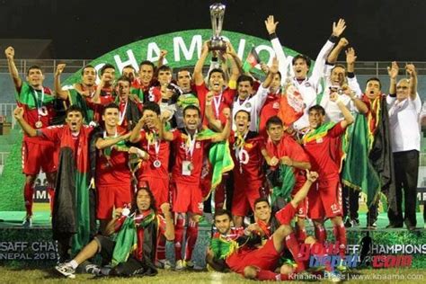 Afghanistan football team defeats India 2-0, wins SAFF title - The ...