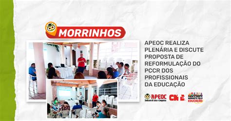 Morrinhos Apeoc Realiza Plen Ria E Discure Proposta De Reformula O Do