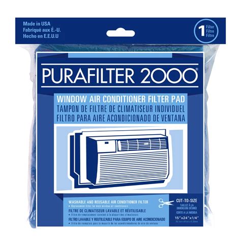 Purafilter 2000 Window Air Conditioner Filter Pad Shop Air Filters At