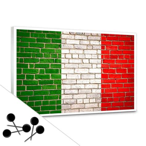 Italian Flag Bulletin Board Wall