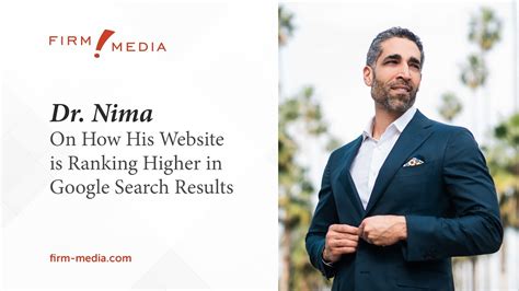 Dr Nima On How His Website Is Ranking Higher In Google Search Results