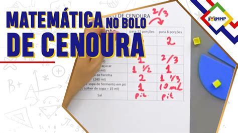 Matem Tica Na Cozinha Bolo De Cenoura Como Voc Nunca Viu Mmp