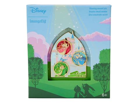 LOUNGEFLY Disney By Loungefly Broche coulissante en émail La Belle au