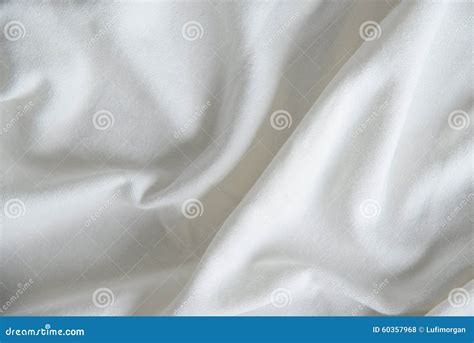 White Wrinkled Fabric Texture Stock Photo Image Of Cover Abstract