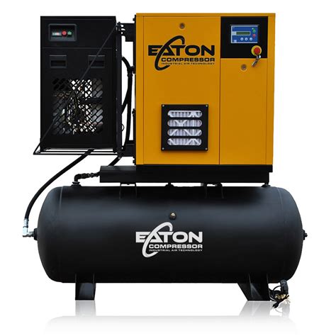 20 HP Air Compressor with Dryer Package, Rotary Screw, 120 Gallon Tank