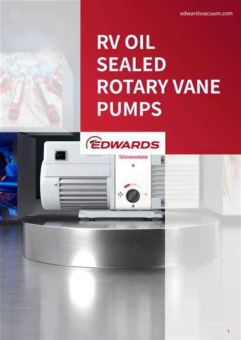 RV Two Stage Rotary Vane Pumps Edwards Vacuum