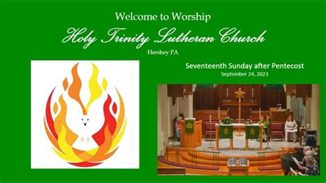 Seventeenth Sunday After Pentecost September 24 2023 YouTube