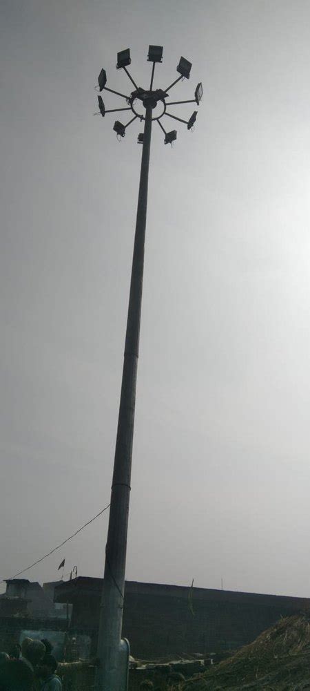 Galvanized Round 12 5 Meter High Mast Pole For Outdoor 12m At 48000