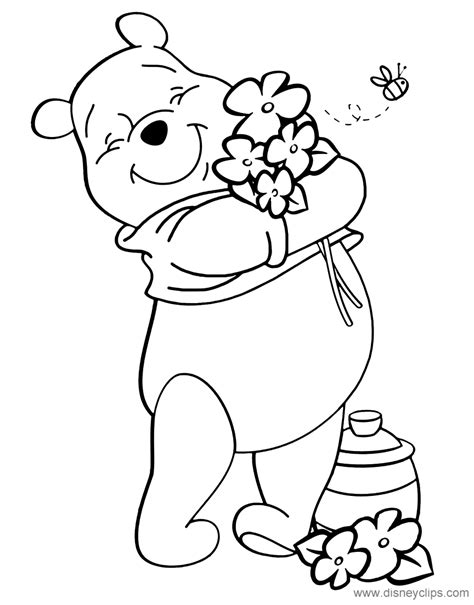 Coloring Pages Pooh Corner Coloring Pages