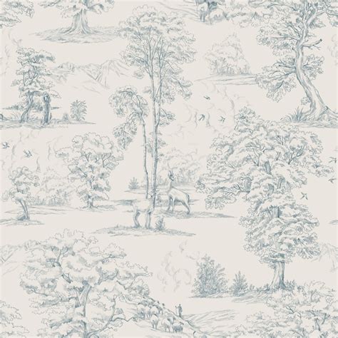 Montfort Indigo Blue Sandberg Wallpaper