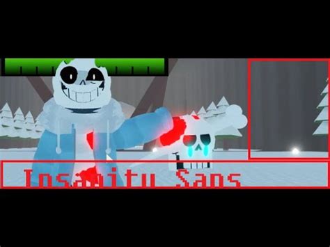 Roblox Undertale Ultimate Timeline Insanity Sans Showcase YouTube