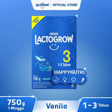 Jual Nestle Lactogrow Vanila Madu Original Tahun Box G