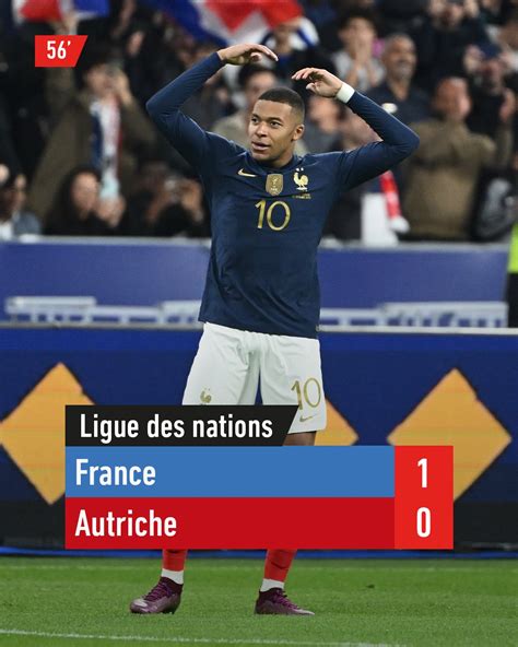 LÉquipe On Twitter Kylian Mbappé Ouvre Le Score Pour Les Bleus Le Match