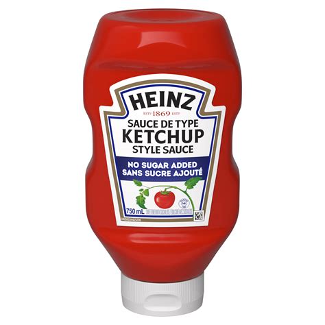 Tomato Ketchup No Sugar Added Heinz