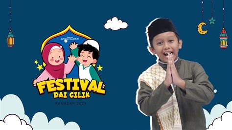 MUHAMMAD AZZAM AL HABSY FESTIVAL DAI CILIK RAMADAN 2024 YouTube